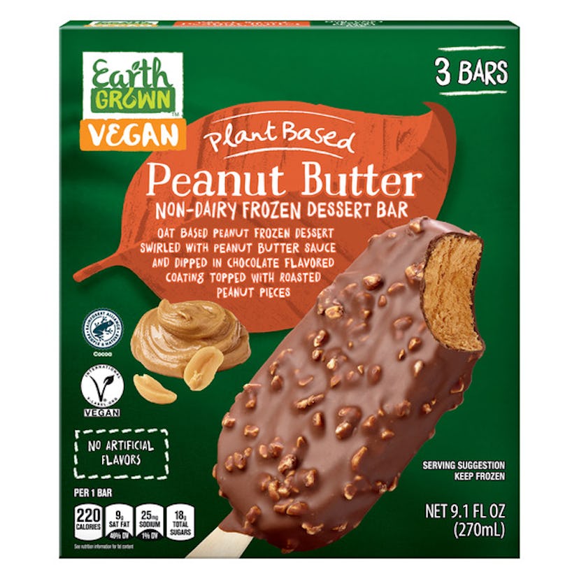 Earth Grown Non-Dairy Peanut Butter Ice Cream Bars