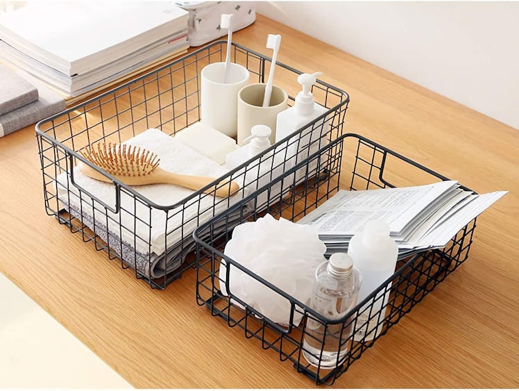 Kingrol Wire Storage Baskets (2-Pack)