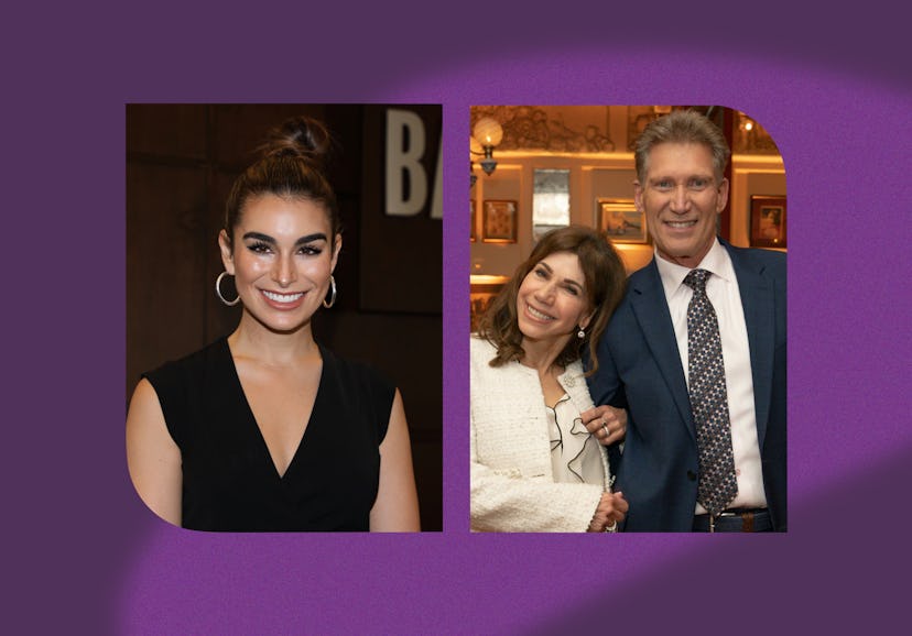 Ashley Iaconetti Haibon and 'The Golden Bachelor' stars Theresa Nist and Gerry Turner.