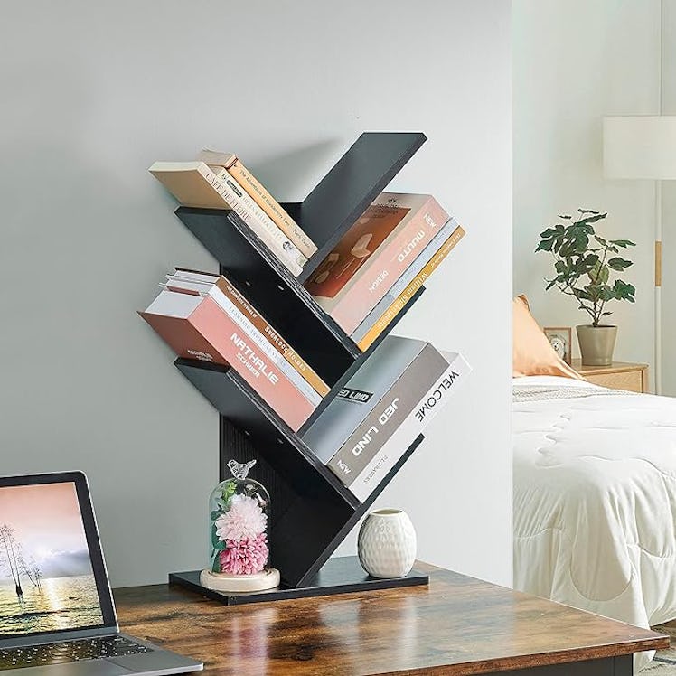 Hoctieon 4-Tier Tree Bookshelf