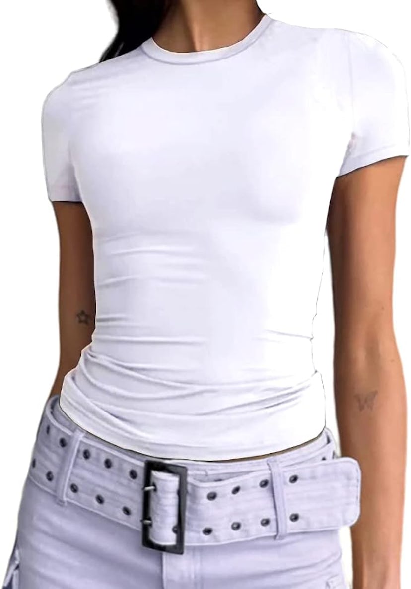 Casual Basic Short-Sleeve T-Shirt