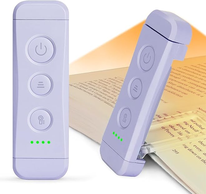 Glocusent USB Rechargeable Book Light for reading a bed, a cozy mother's day gift
