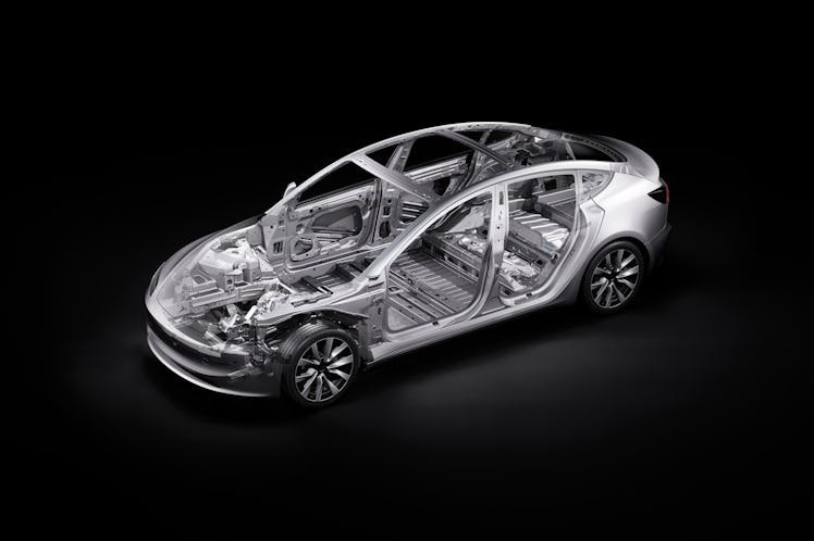 Tesla Model 3 skeleton