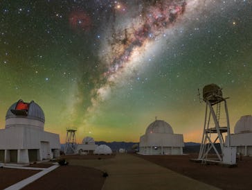 A view of the Milky Way from NSF’s NOIRLab Cerro Tololo Inter-American Observatory, located at the e...
