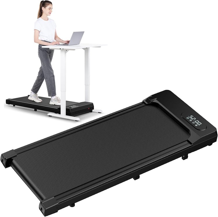 Home Fitness Code Under Desk Walking Pad Treadmill 