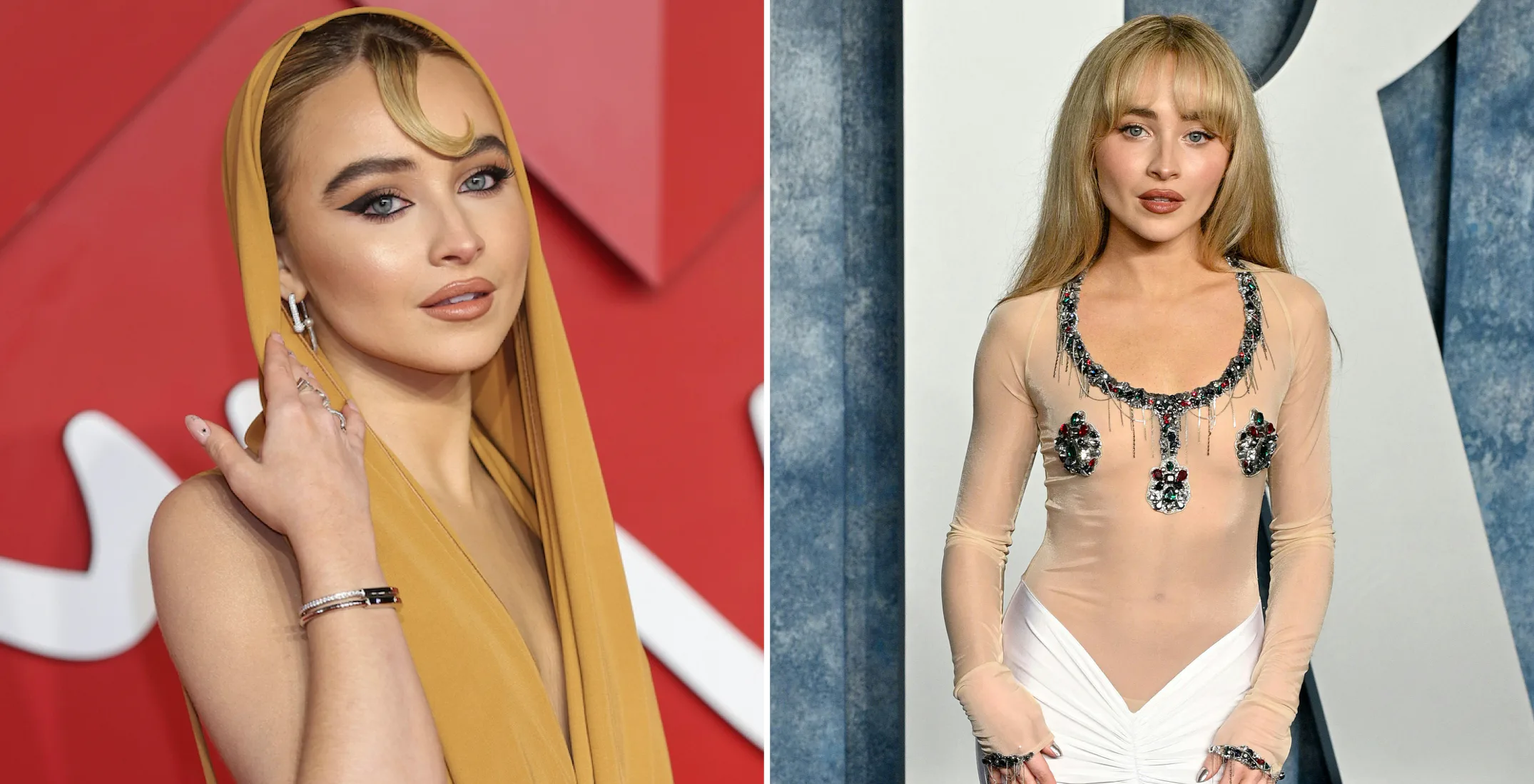 Sabrina Carpenter's Best Outfits Include Spicy Cut-Outs & Bra Tops