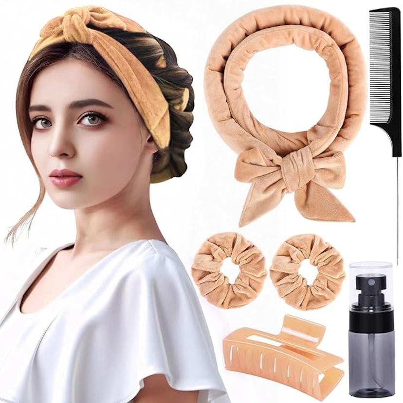 Heatless Scrunchie Curlers 