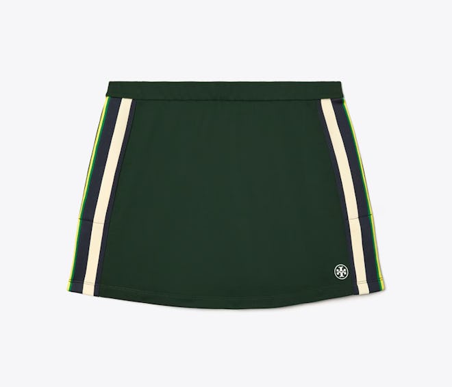 Tory Burch Side-Stripe Tennis Skirt