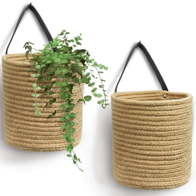 Goodpick Jute Hanging Basket (2-Pack)