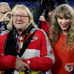 Donna Kelce and Taylor Swift. 