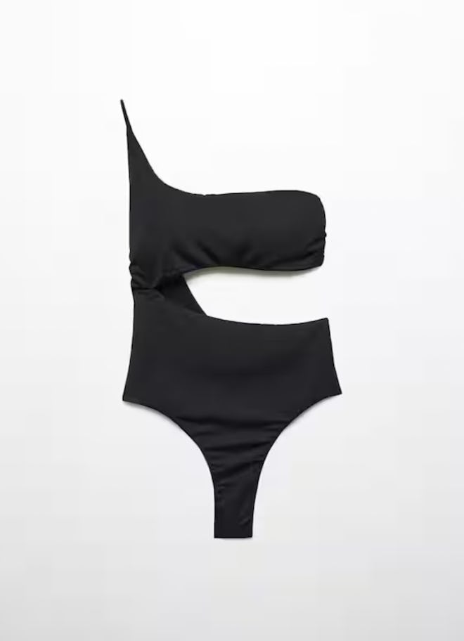 Swimsuit with Asymmetrical Opening