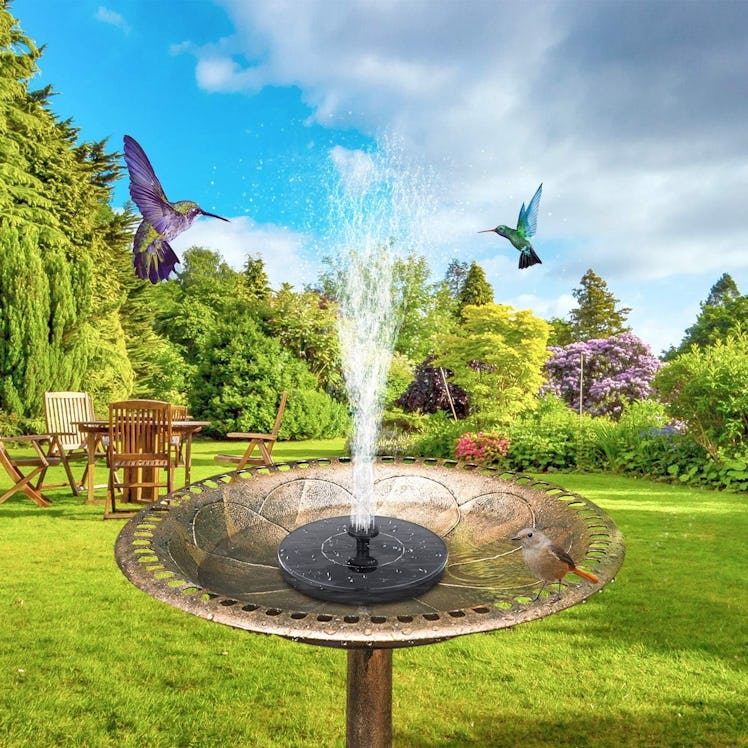 Mademax Solar Bird Bath Fountain Pump