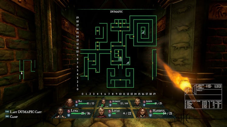 screenshot from Wizardry Proving Grounds of the Mad Overlord remake