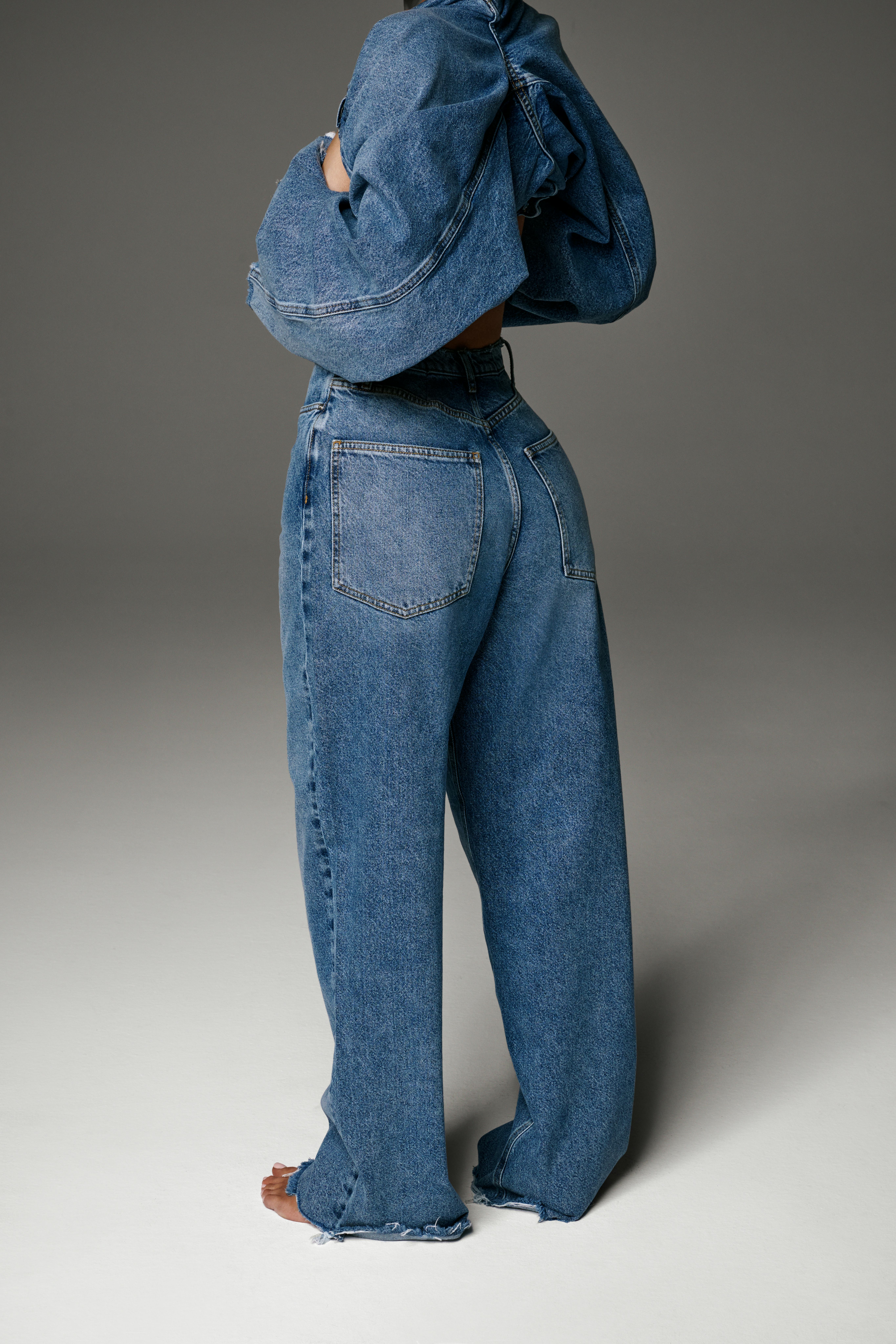 Kylie Jenner wears jeans in her latest campaign for Khy.