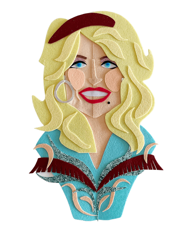 Dolly Parton Print by Sam Sidney, one of the best mother's day gifts for wife 2024