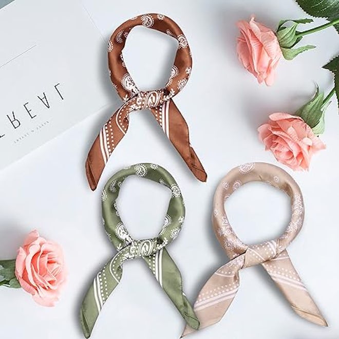 DOOBO Satin Scarves (3-Pack)