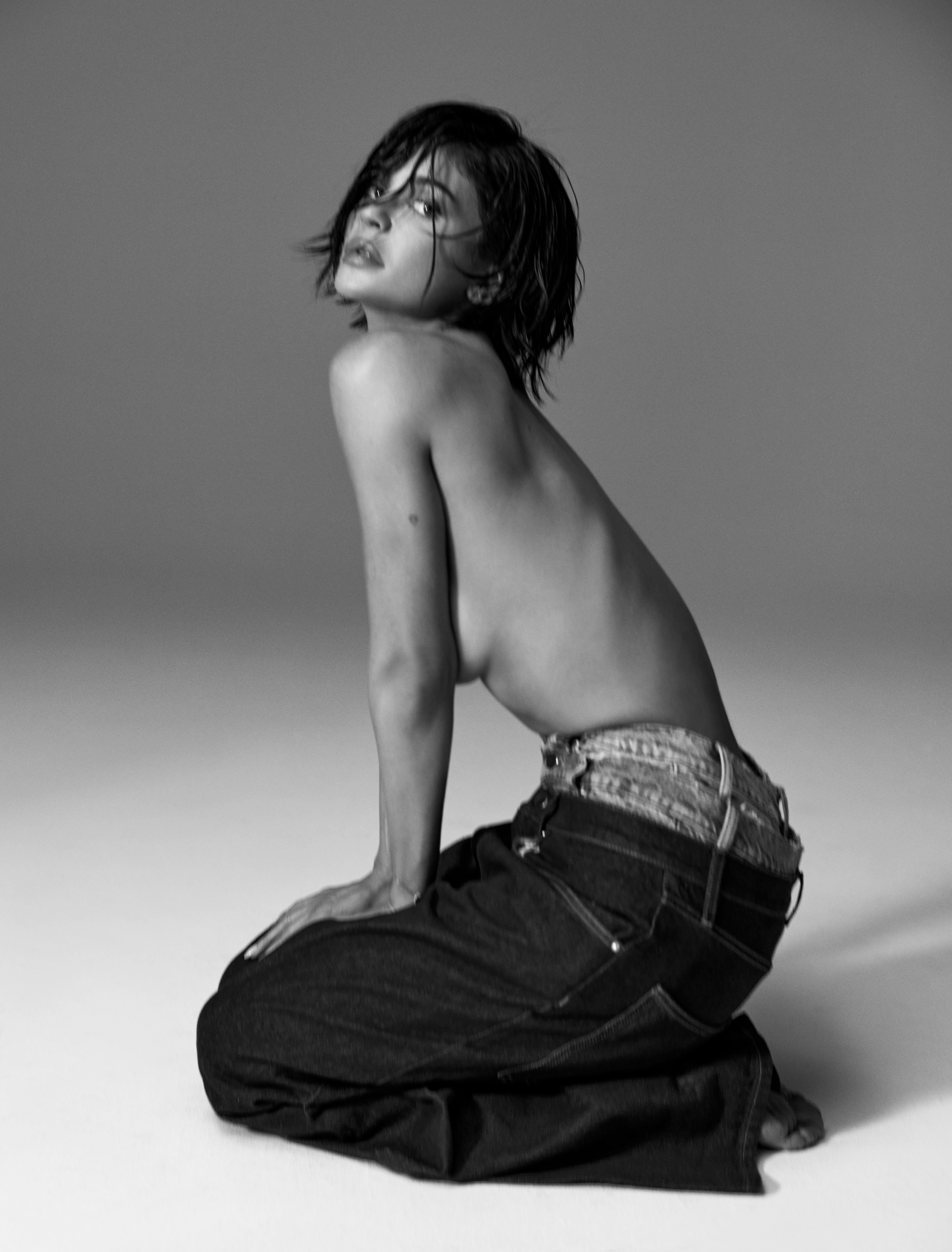 Kylie Jenner wears jeans in her latest campaign for Khy.