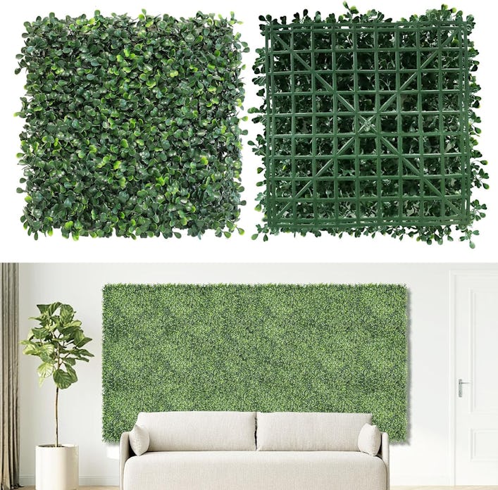 NETAP Artificial Grass Wall Panels (12-Pack)