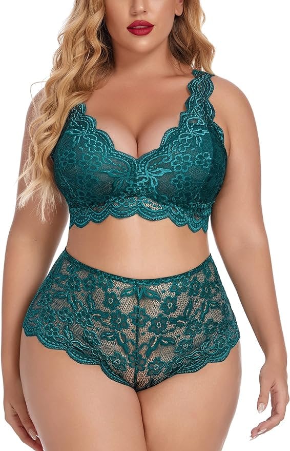 Avidlove Bralette High Waist Panty Set