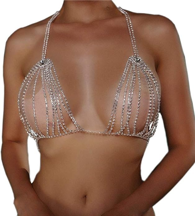 Cusmyre Sexy Rhinstone Body Chain