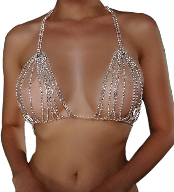 Cusmyre Sexy Rhinstone Body Chain