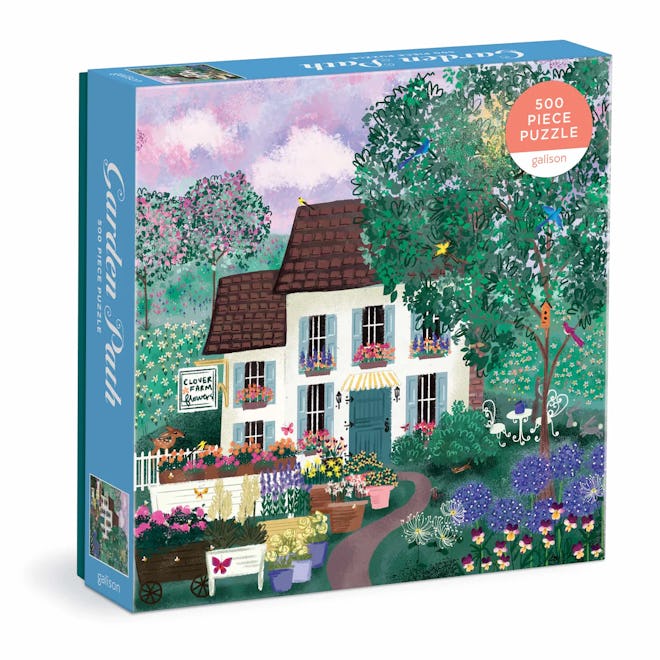 Joy Laforme Garden Path 500 Piece Puzzle, one of the best mother's day gifts for wife 2024