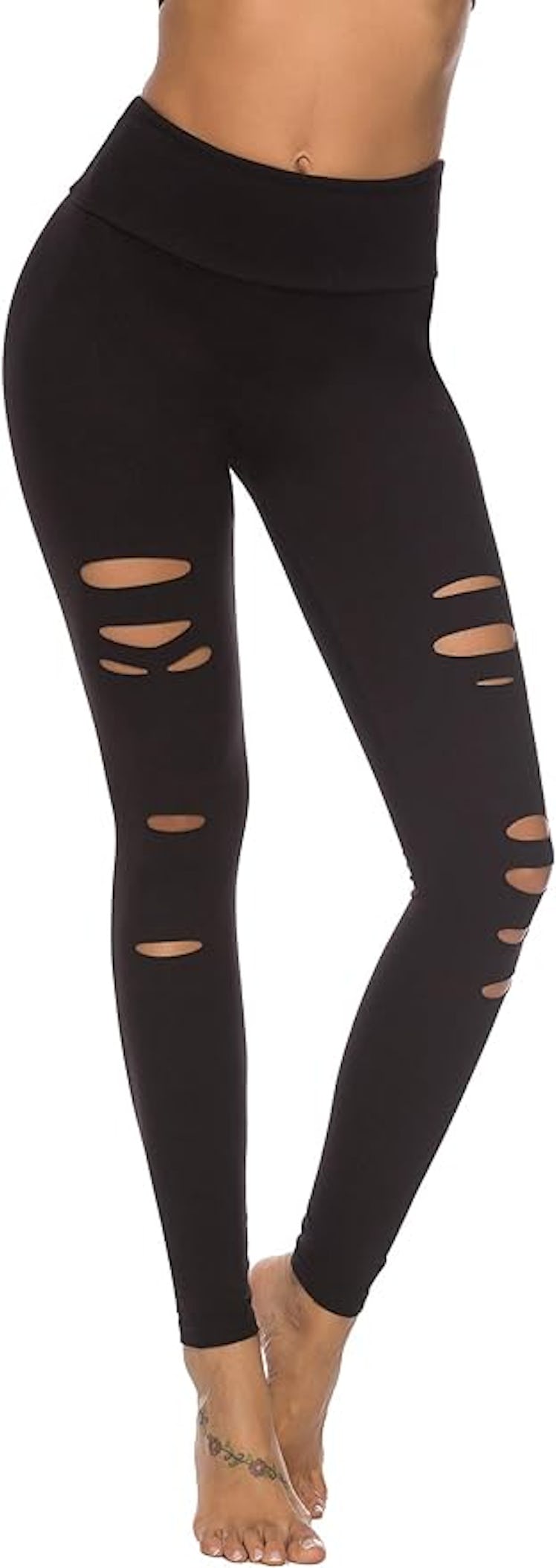 DIBAOLONG High Waist Cutout Leggings