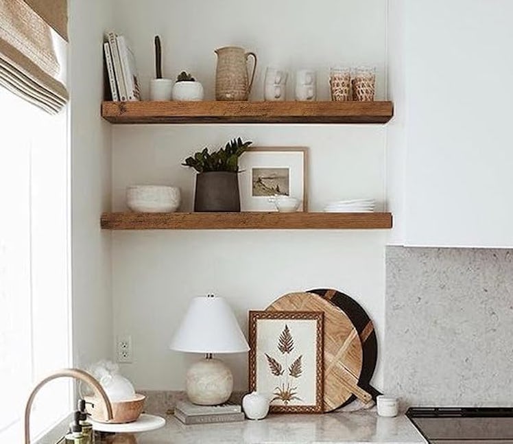 QEEIG Floating Wall Shelves (2-Pack)