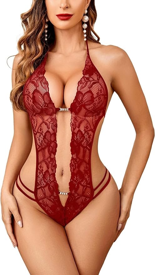 Avidlove Lingerie Sexy Lace Bodysuit