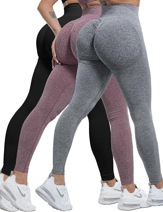 CHRLEISURE Workout Leggings (3-Pieces)