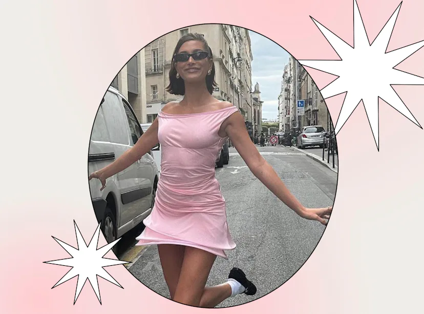 Hailey Bieber is a big fan of this viral Tory Burch dress.