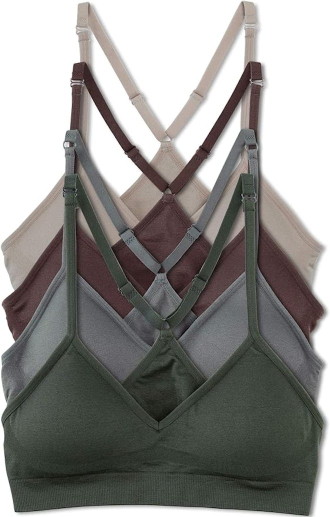 Kalon Racerback Sports Bralette (4-Pack)