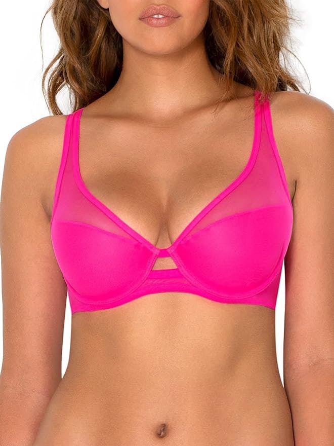Smart & Sexy Mesh Plunge Bra