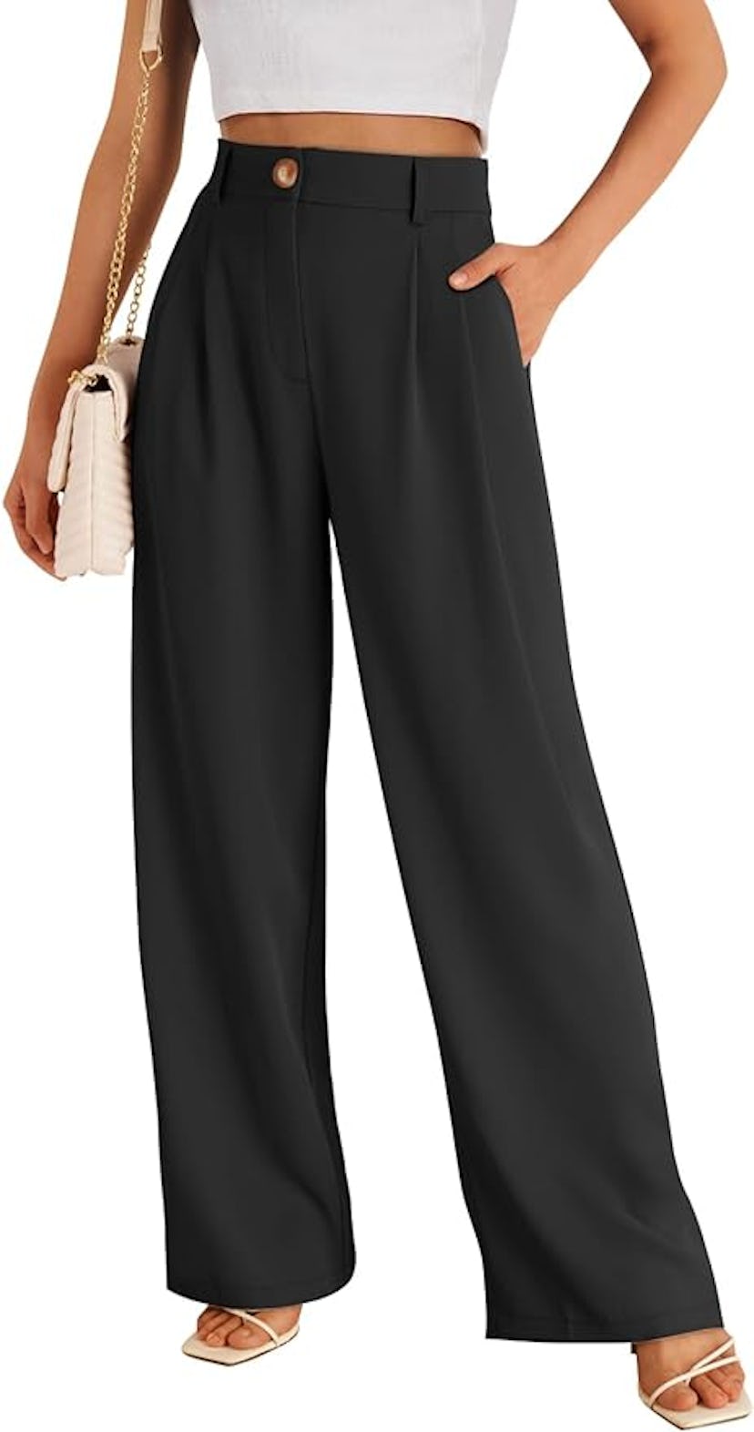 LILLUSORY Wide Leg Dress Pants