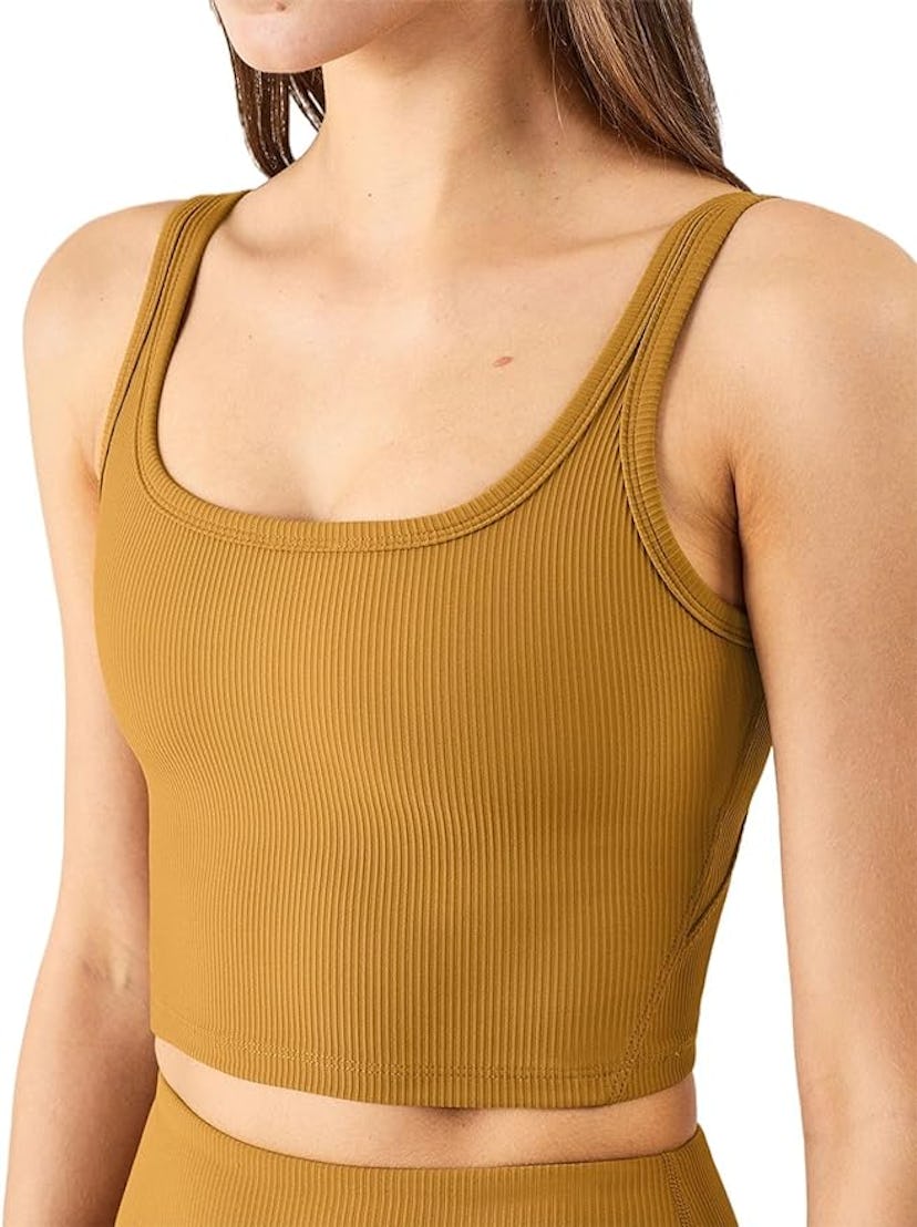 Chilylori Seamless Ribbed Crop Top