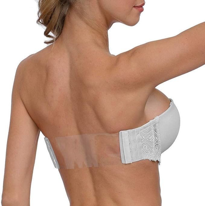 Plusexy Strapless Clear Backless Bra