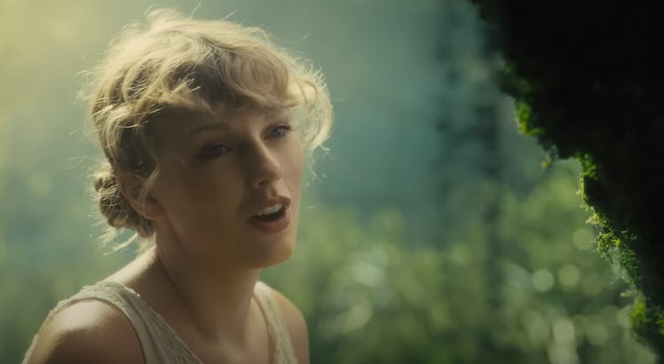 Screenshot of Taylor Swift's "Cardigan" music video