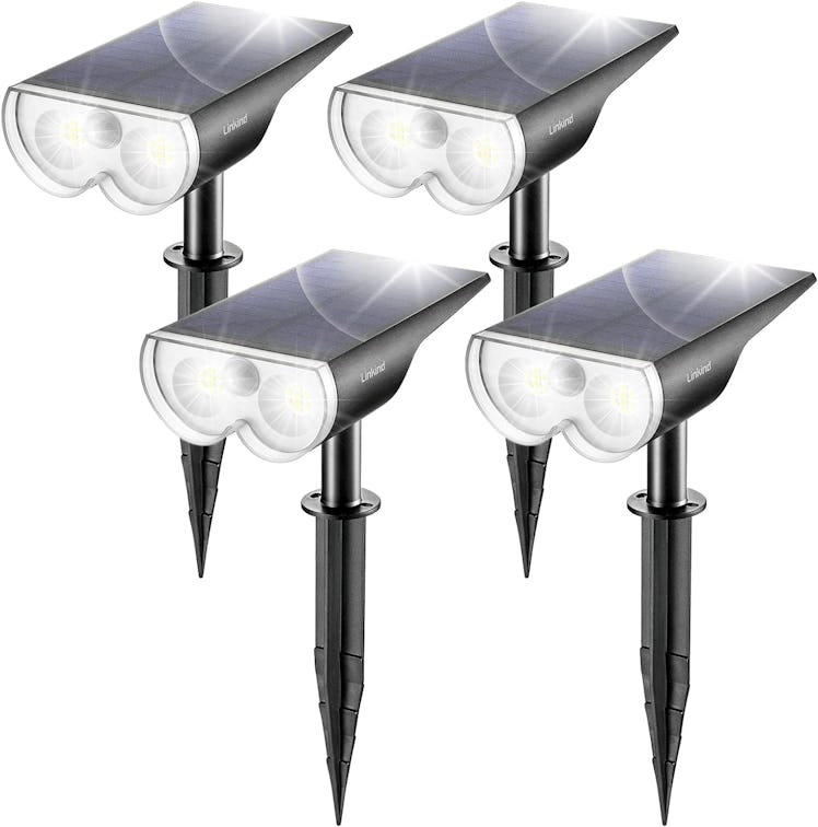 Linkind StarRay Solar Spot Lights Outdoor with Motion Sensor (4-Pack)