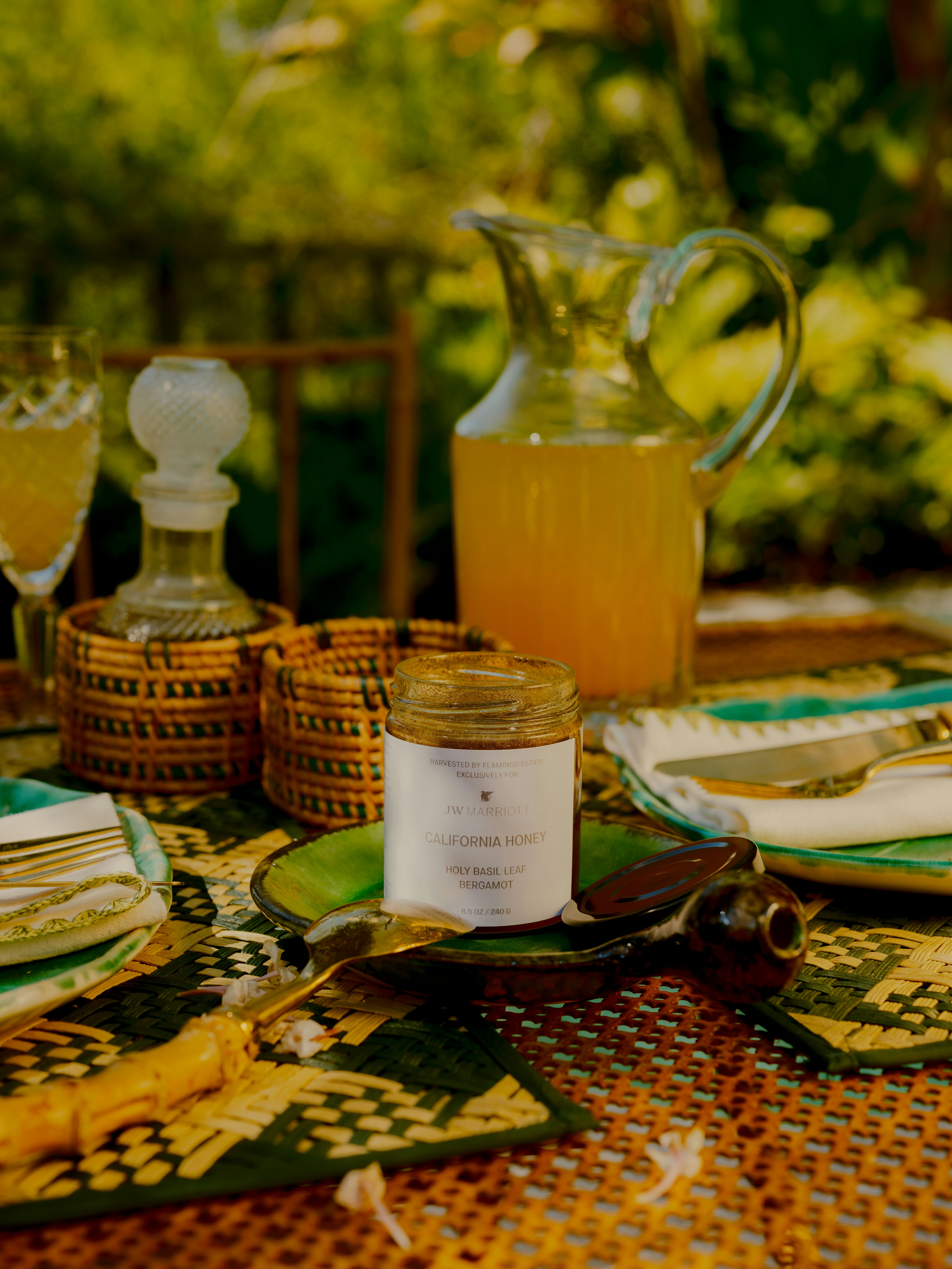 Flamingo Estate&rsquo;s signature honey made in partnership with J.W. Marriott hotels.