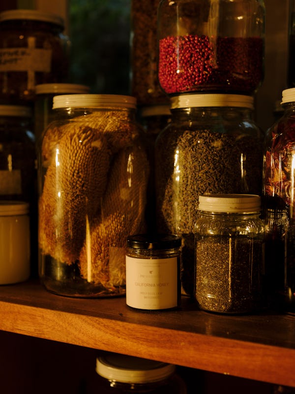 Flamingo Estate honey with pantry ingredients.