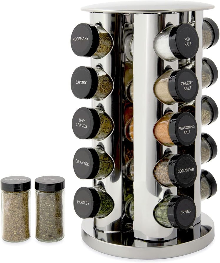 Kamenstein Revolving Countertop Spice Rack with Spices Included