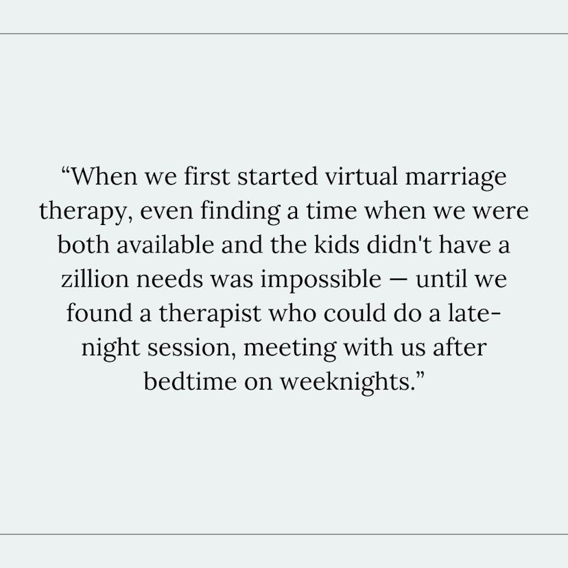 Text quote about marriage therapy