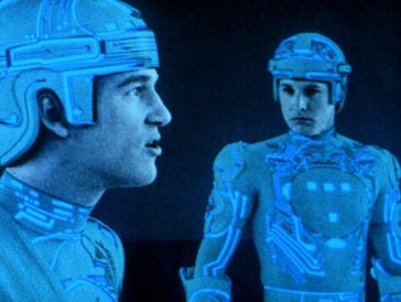 Flynn and Tron in 'Tron.'