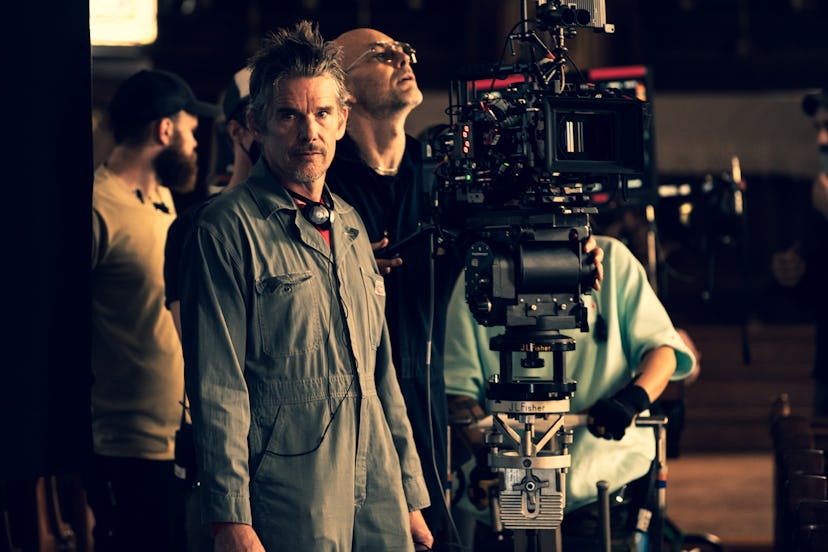 Ethan Hawke, on the set of Wildcat. 