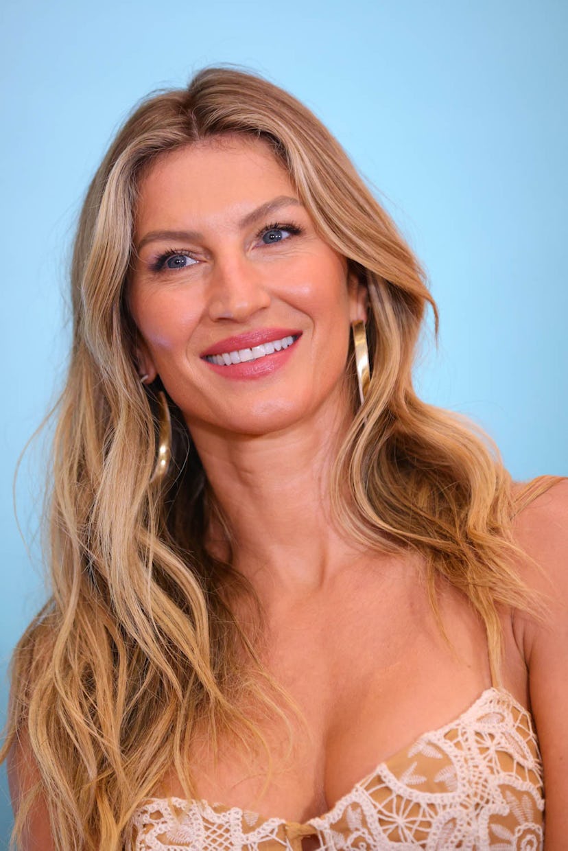 Model Gisele Bundchen launches her first cooking book "Nourish" in Rio de Janeiro, Brazil.