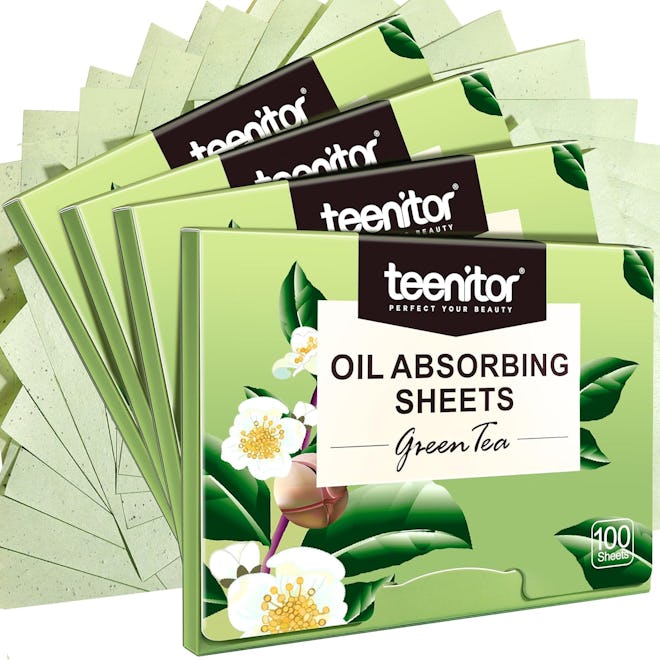 Teenitor Green Tea Oil-Absorbing Sheets (400 Count)