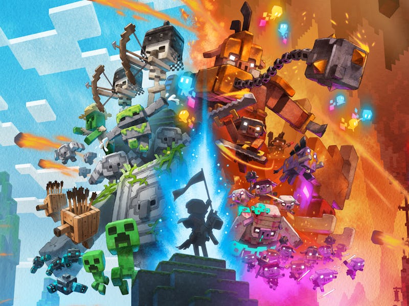 key art from Minecraft Legends