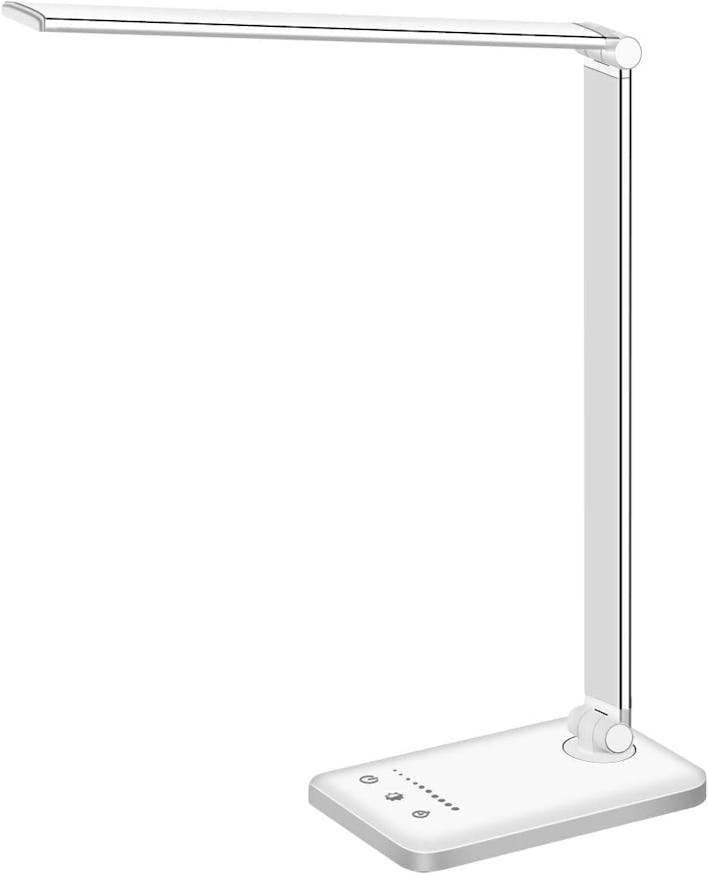 White Crown LED Dimmable Desk Lamp 