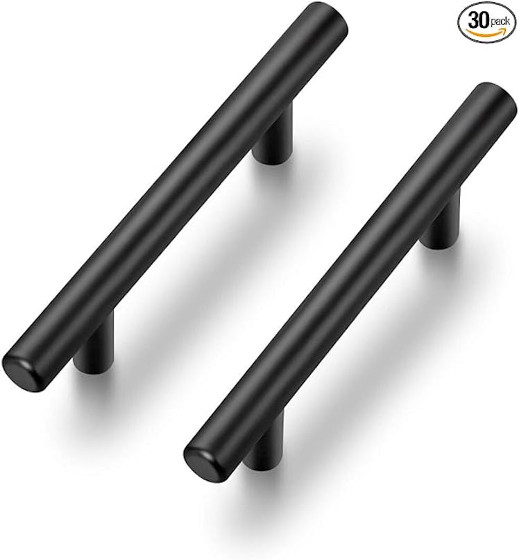 Ravinte  Matte Black Cabinet Pulls (30-Pack)