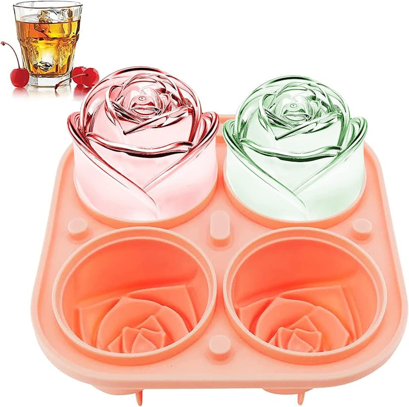 KooMall 3D Rose Ice Molds